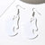 Fashion Geometric Plating Alloy No Inlaid Earrings Ear Studs