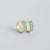 Fashion Geometric Plating Gem Earrings Ear Studs