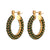 Fashion Geometric Plating Inlaid Zircon Stainless Steel Zircon Gold Plated Earrings