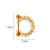 Ear Cartilage Rings & Studs Fashion Geometric Copper Plating Artificial Gemstones