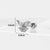 Fashion Geometric Plating Metal Artificial Gemstones Earrings Ear Studs