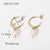 Fashion Geometric Plating Stainless Steel Gold Plated Earrings