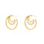 Fashion Geometric Plating Stainless Steel No Inlaid Gold Plated Earrings