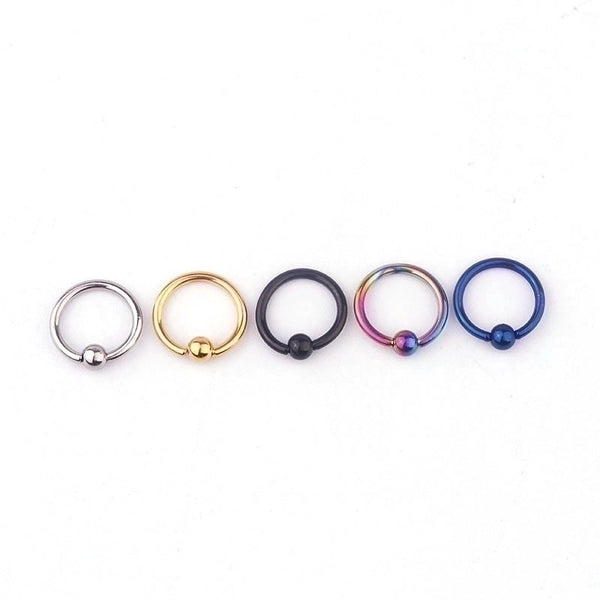 Ear Cartilage Rings & Studs Fashion Geometric 316 Stainless Steel  Plating