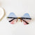 Fashion Geometric Resin Kids Sunglasses