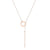 Fashion Geometric Round Stainless Steel Necklace Clavicle Chain Wholesale