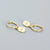 Fashion Geometric Silver Earrings Eight Awn Star Plating Gem 925 Silver Earrings