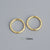 Fashion Geometric Silver Plating Hoop Earrings 1 Pair