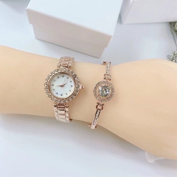 Fashion Geometric Single Folding Buckle Quartz Women's Watches