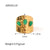 Fashion Geometric Stainless Steel Irregular Artificial Gemstones Gold Plated Rings