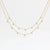 Fashion Geometric Stainless Steel Necklace Inlay Zircon Stainless Steel Necklaces