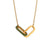 Fashion Geometric Stainless Steel Necklace Plating Inlay Zircon Stainless Steel Necklaces