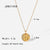 Fashion Geometric Stainless Steel Plating Artificial Crystal Zircon Gold Plated Necklace