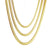 Fashion Geometric Stainless Steel Plating Chain Necklace