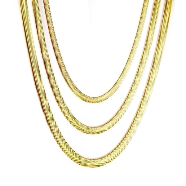 Fashion Geometric Stainless Steel Plating Chain Necklace