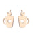 Fashion Geometric Stainless Steel Plating Ear Studs 1 Pair