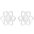 Fashion Geometric Stainless Steel Plating Ear Studs 1 Pair