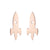 Fashion Geometric Stainless Steel Plating Ear Studs 1 Pair