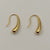 Fashion Geometric Stainless Steel Plating Earrings 1 Pair