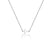 Fashion Geometric Stainless Steel Plating Necklace 1 Piece