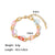 Fashion Geometric Stainless Steel Plating Resin Gold Plated Bracelets