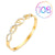 Fashion Geometric Stainless Steel Plating Zircon Bangle