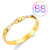 Fashion Geometric Stainless Steel Plating Zircon Bangle