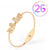 Fashion Geometric Stainless Steel Plating Zircon Bangle