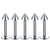 Fashion Geometric Stainless Steel Polishing Lip Stud