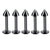 Fashion Geometric Stainless Steel Polishing Lip Stud