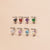 Fashion Geometric Stainless Steel Zircon Nose Studs 1 Piece