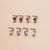 Fashion Geometric Stainless Steel Zircon Nose Studs 1 Piece