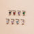 Fashion Geometric Stainless Steel Zircon Nose Studs 1 Piece