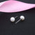 Fashion Geometric Sterling Silver Pearl Ear Studs 1 Pair