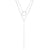 Fashion Geometric Tassel Stainless Steel Necklace Plating Stainless Steel Necklaces