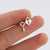 Fashion Geometric Titanium Steel Ear Studs Plating No Inlaid Stainless Steel Earrings