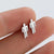 Fashion Geometric Titanium Steel Ear Studs Plating No Inlaid Stainless Steel Earrings