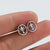 Fashion Geometric Titanium Steel Ear Studs Plating No Inlaid Stainless Steel Earrings