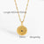 Fashion Geometric Titanium Steel Plating Pendant Necklace