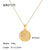 Fashion Geometric Titanium Steel Plating Pendant Necklace