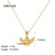 Fashion Geometric Titanium Steel Plating Pendant Necklace