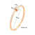 Fashion Geometric Titanium Steel Plating Rhinestones Bangle