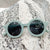 Fashion Geometric UV Protection Resin Kids Sunglasses