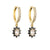 Fashion Geometric Zircon Colored Zircon Earrings