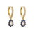 Fashion Geometric Zircon Colored Zircon Earrings