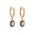 Fashion Geometric Zircon Colored Zircon Earrings