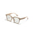 Fashion Glasses Blue Square Simple Solid Color Light Glasses