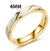 Fashion Golden Slash Stainless Steel Ring Wholesale