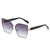 Fashion Gradient Color Pc Cat Glasses Diamond Full Frame Women's Sunglasses