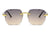 Fashion Gradient Color Pc Square Frameless Women's Sunglasses